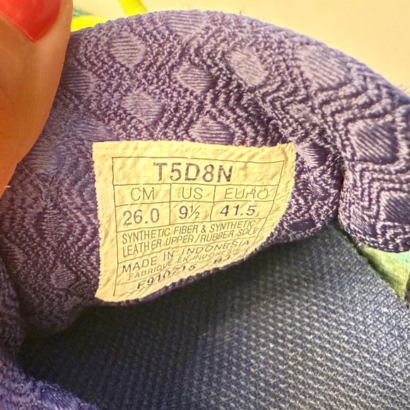 ASICS Women GEL-Cumulus 17 2A 5.5AA Running Shoe Mint/Yellow/Navy - Picture 7 of 7